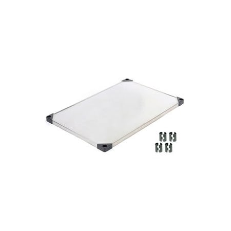 Nexel S1836SS Stainless Steel Solid Shelf 36inW x 18inD 186CP1